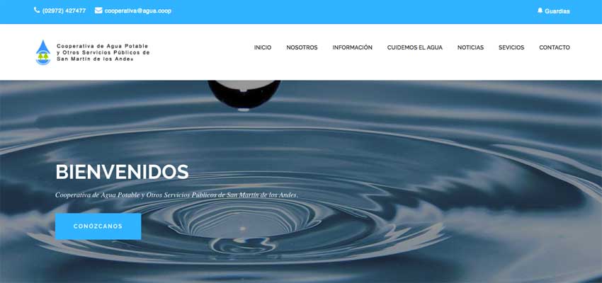 Nuevo Sitio Web de la Cooperativa de Agua Potable